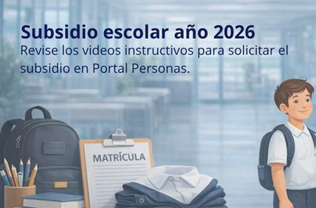 Subsidio escolar 2026